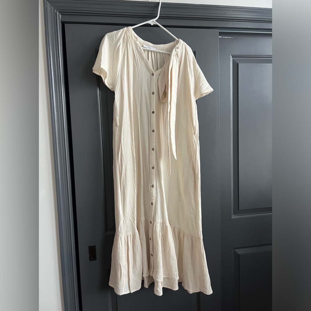 Talulah - midi, cream dress